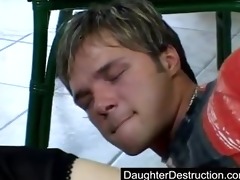 youthful legal age teenager daughter abuse